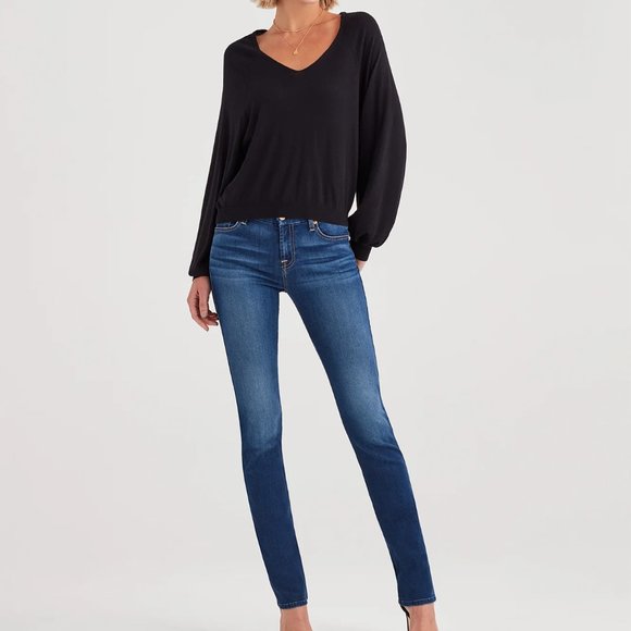 7 For All Mankind Denim - Women's 7 FOR ALL MANKIND Roxanne Jeans Size 28 Blue